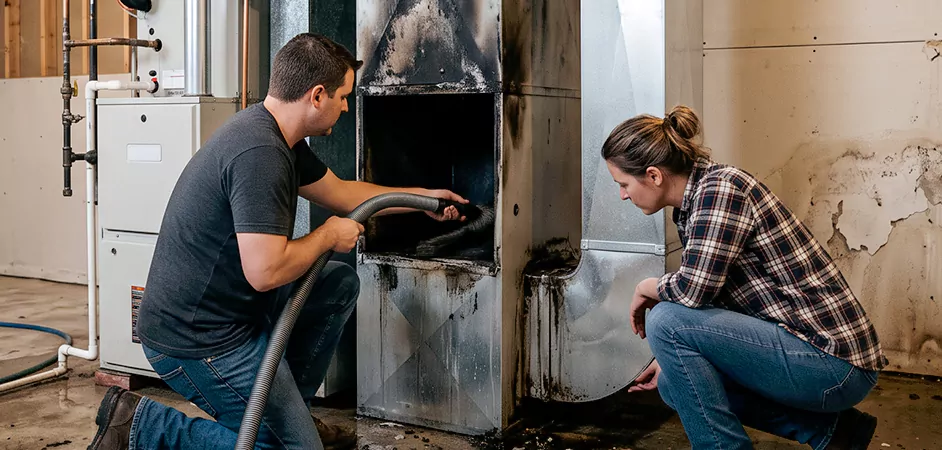 Fire and Flood Duct Restoration in Plainfield, NJ