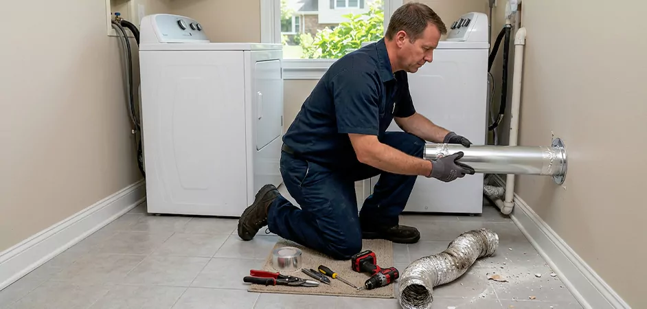 Dryer Vent Replacement in Plainfield