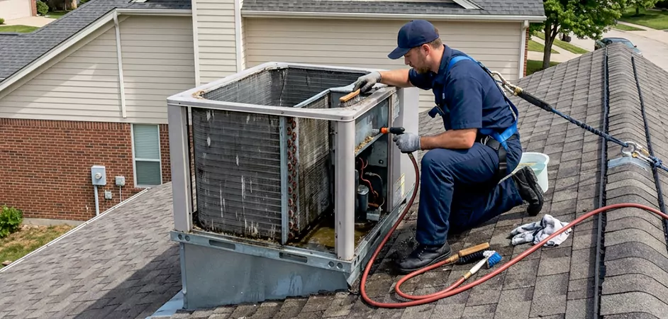 Rooftop Unit Cleaning in Plainfield