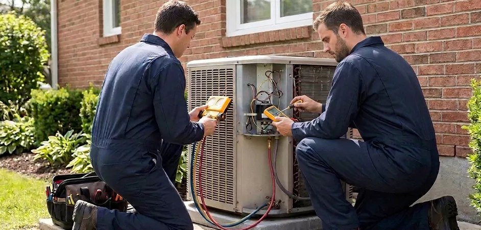 Heat Pump Inspection in Plainfield