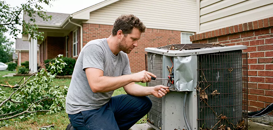 Storm Damage HVAC Restoration in Plainfield