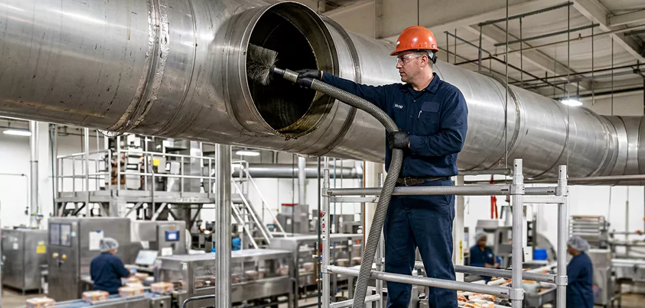 Food Processing Facility Duct Cleaning in Plainfield