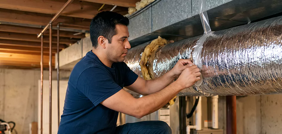 Duct Insulation Upgrade in Plainfield